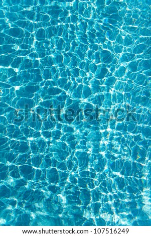 beach tropical with turquoise water ripple reflection texture