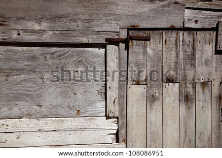 Dried gray aged woods in mediterranean shore wheatered by sun