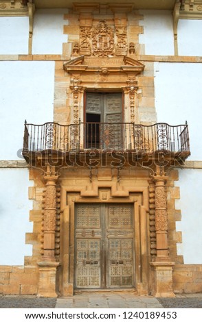 Tembleque Palacio de las Torres in Toledo at Castile La Mancha on Saint james way