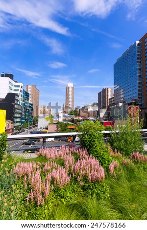 High Line Park Manhattan New York US America