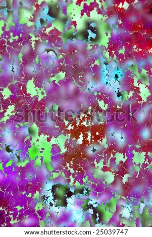 Digital manipulation, paint vivid colored background [Photo Illustration]