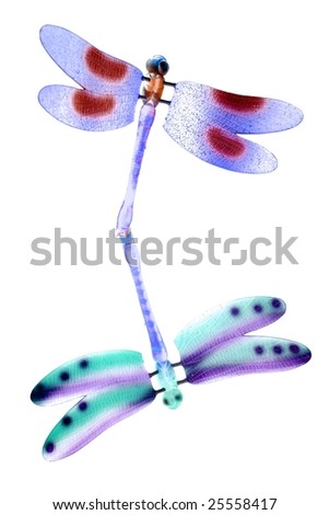 Colorful+dragonfly+clipart