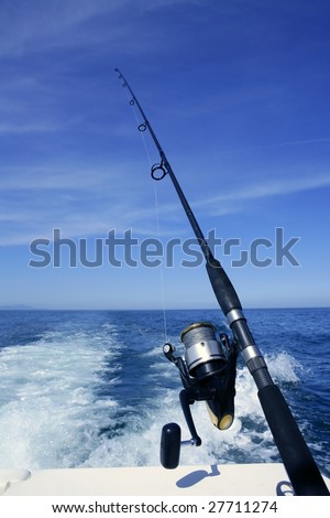 fishing rod. stock photo : Fishing rod and