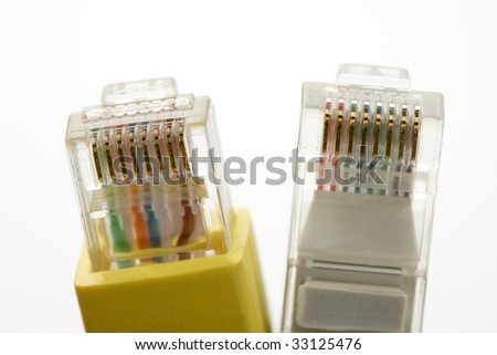 Ethernet Connection on Stock Photo   Electronic Connection Cable Ethernet Rj45 Rj 45 Network