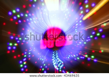 Gambling casino zoom blur colorful blurry vivid lights