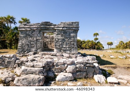 stock photo : Mayan ruins at