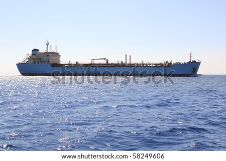chemical transport boat offshore sailing tanker cargo blue ocean sea