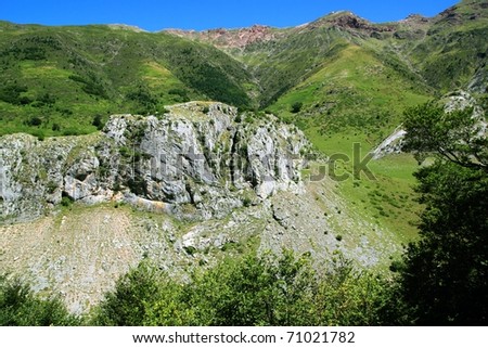 La Guarrinza Aiguestortes Pyrenees mountains Landscape Valley Huesca Aragon Spain