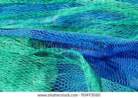 fishing net tackle textures from Mediterranean boats