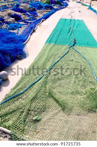 fishing net tackle textures from Mediterranean boats