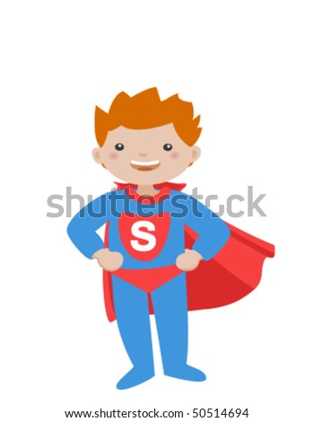 Little Kid Superhero