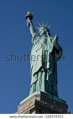 Statue of Liberty in New York.