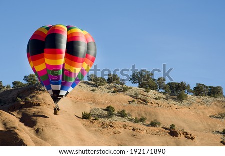 Hot air ballooning in New Mexico.