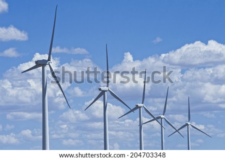 Wind farm in West Texas.