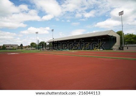 EUGENE, OR - August, 22, 2014: Historic Hayward Field at the University of Oregon.