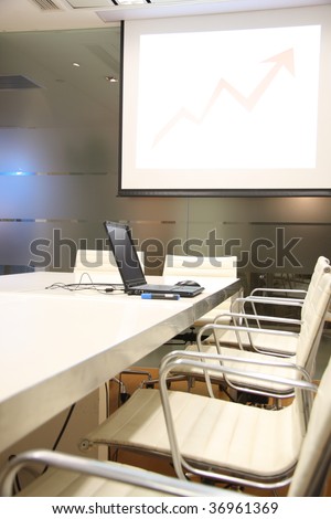 Here is one fashion company meeting room.