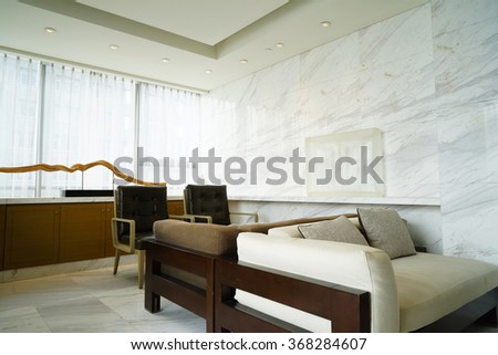 Luxury lobby lounge