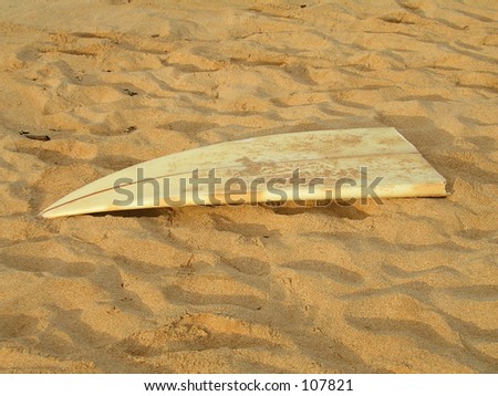 Broken Surfboard