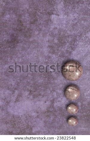 ruby star moons on mauve grunge wall