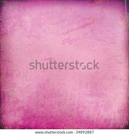 stock photo chalk scratch pink background with grunge frame