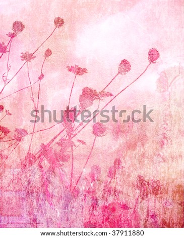 pink soft summer meadow textured background