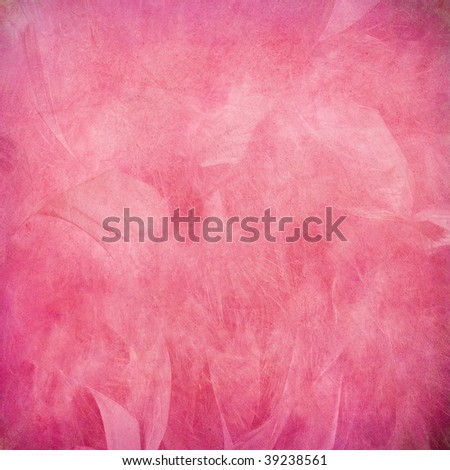 pink feather abstract on paper