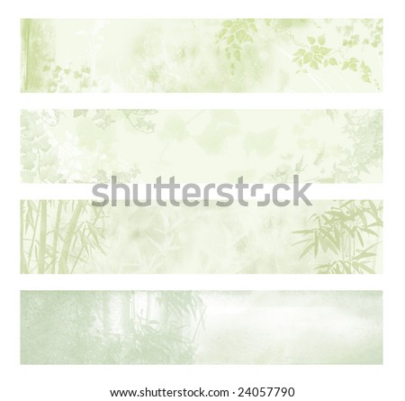 Soft spring banners or background textures.