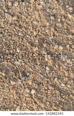 Texture of a sand and soil