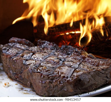 BBQ steak