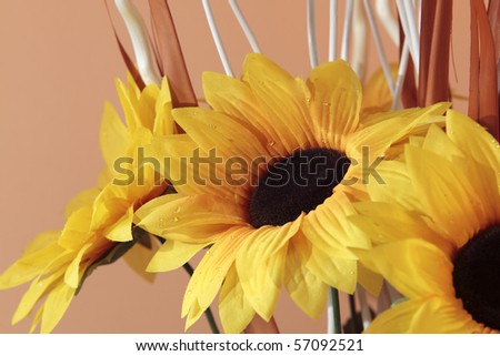Sunflower synthetic fiber