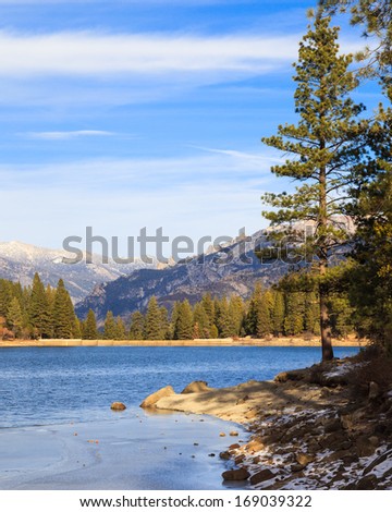 Lake Hume in early winter, Sequoia and Kings Canyon National Park, California.