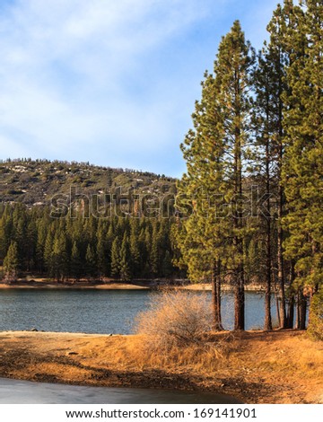 Lake Hume in Sequoia and Kings Canyon National Park, California.
