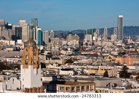 View of San Francisco from the Mission Area