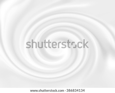 White cheese cream.  Creamy dairy product. Tasty liquid texture of milky smooth product. Snowy white mousse texture. Sweet food silky texture. Yogurt swirl abstract conceptual background.