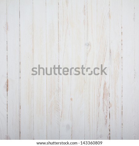Vintage White Wooden Table Background Top View