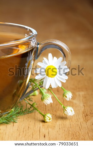 herbal chamomile tea