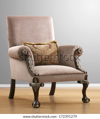 isolated vintage chair