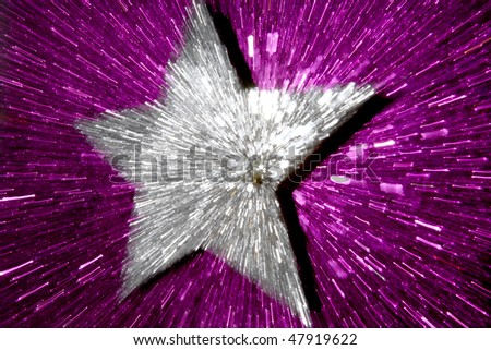 purple abstract star background