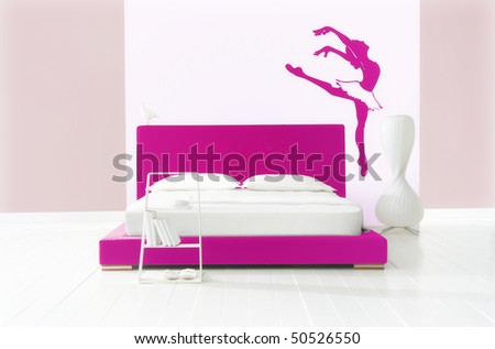 ballet pink bedroom