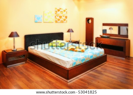 Classic Bedroom Interiors Stock Photo 53041825 : Shutte