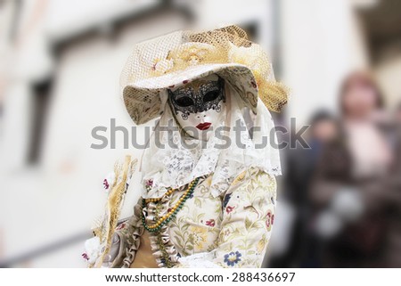 Venice Carnival Mask - elegant woman