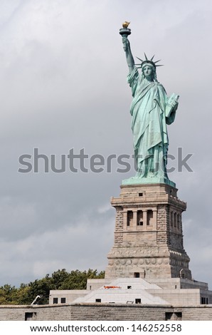The statue of Liberty in New York City