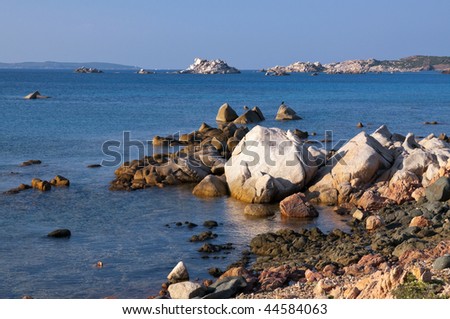 Wild coast of the La Maddalena Island