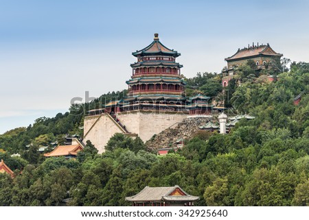 The Summer Palace of emperors from dynasties of the past - Beijing, China