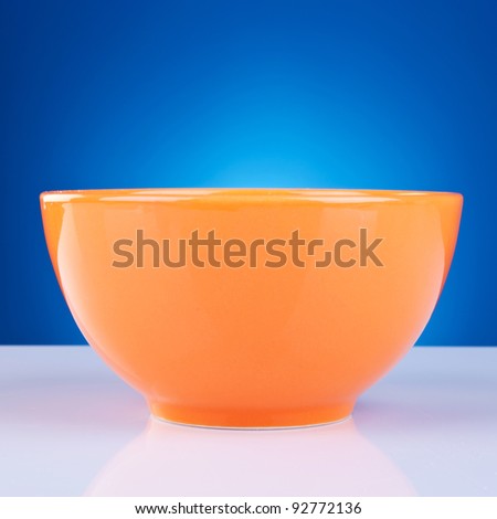 orange blue background
