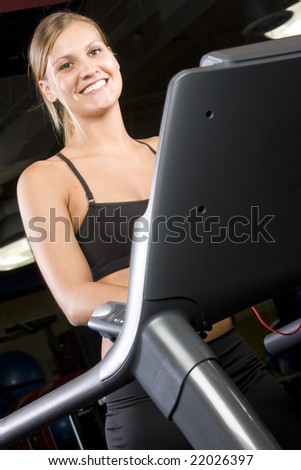 Girl Treadmill