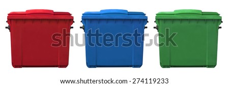 container for garbage, trash can, trash case