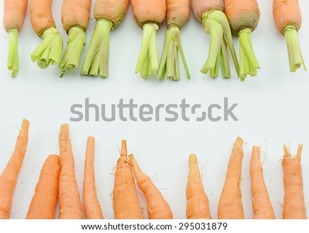 Baby Carrot, The carrot is a root vegetable, usually orange in colour, though purple, red, white, and yellow varieties exist. It has a crisp texture when fresh.
