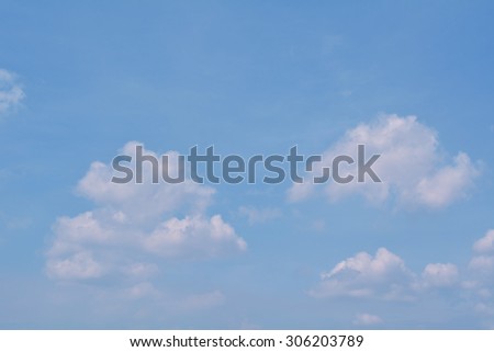 Cloud and sky in summer, Asia sky location
