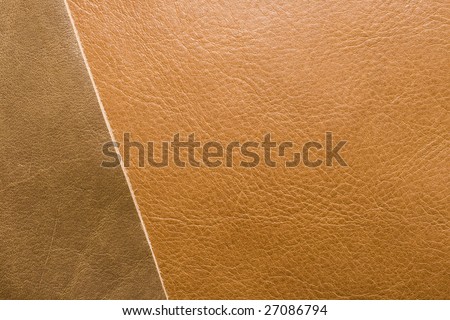 ochre leather for furniture production